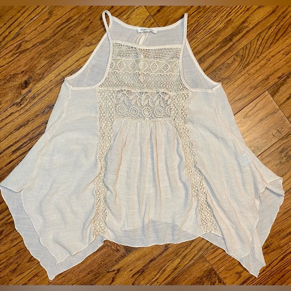 Rebellion• Handkerchief Style Flowy Tank Top• Size Small - Picture 2 of 8